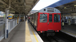 D
                                    stock train at Barking