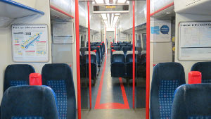 Interior of class 165 coach