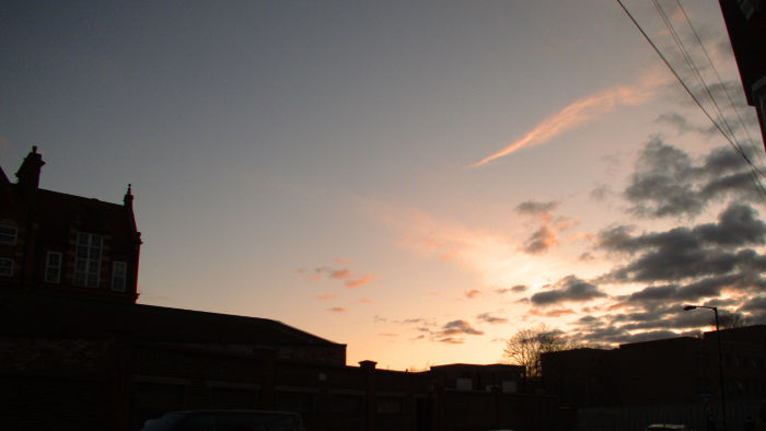 the sky at
                              5.30pm Sunday 28th Feb 2016