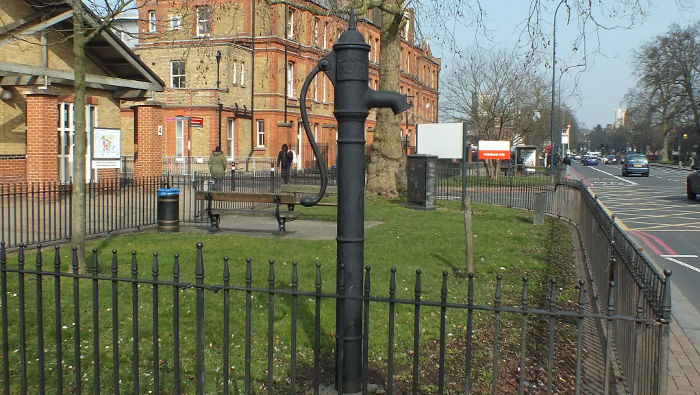 water pump
                              outside Lewisham Hospital