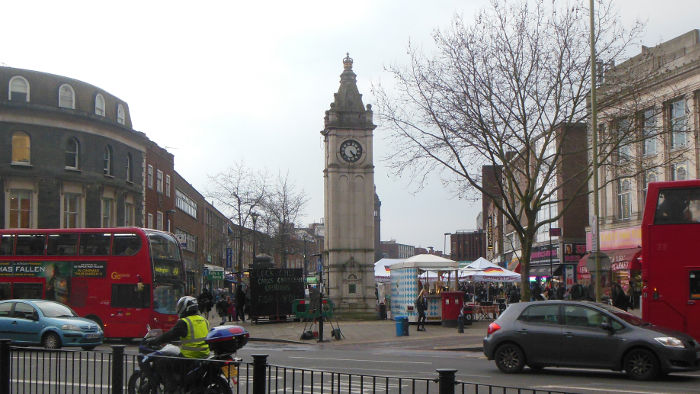 Lewisham Clocktower - north face