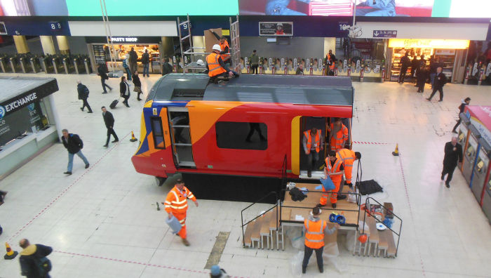 class 707 train
                              demonstrator