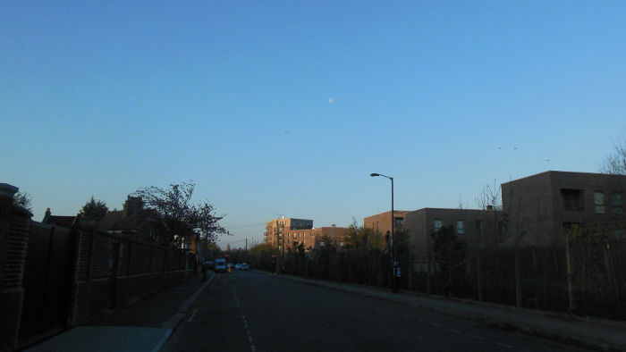 lovely blue sky