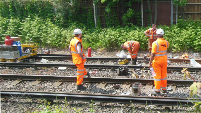 more track workers