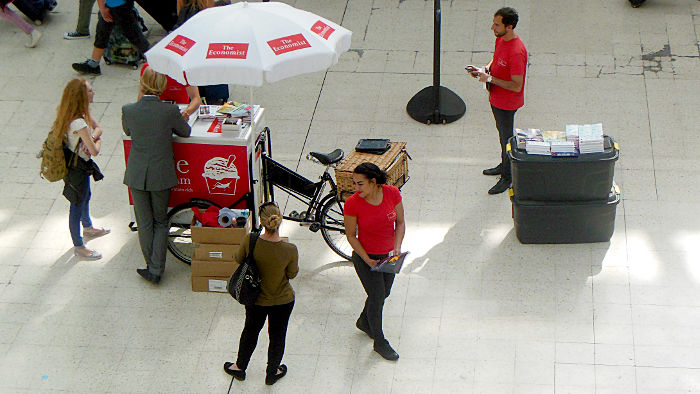 Waterloo station concourse