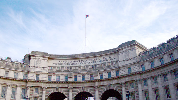 Admiralty Arch
                            from The Mall