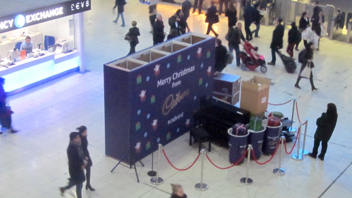 Cadbury's on Waterloo concourse