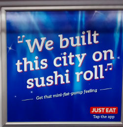 another crappy Just Eat
                  advert