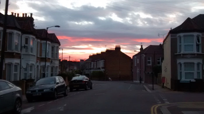 red sky in the
                            morning, shepherds warning !