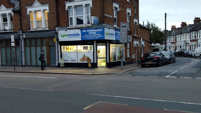 the convenience
                          store open in the early morning