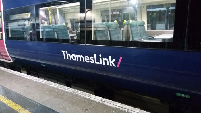 Thameslink class 387 train at Catford Station