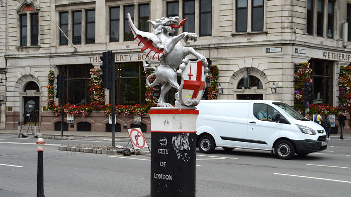 demonic guard for the City
                  Of London