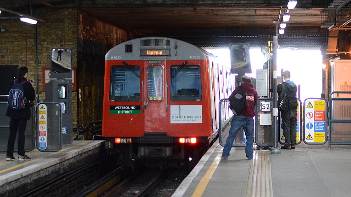 leaving Barking station