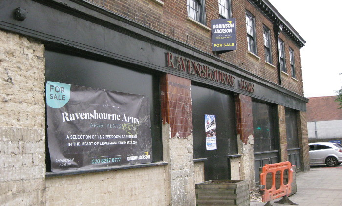 pub being turned into flats
