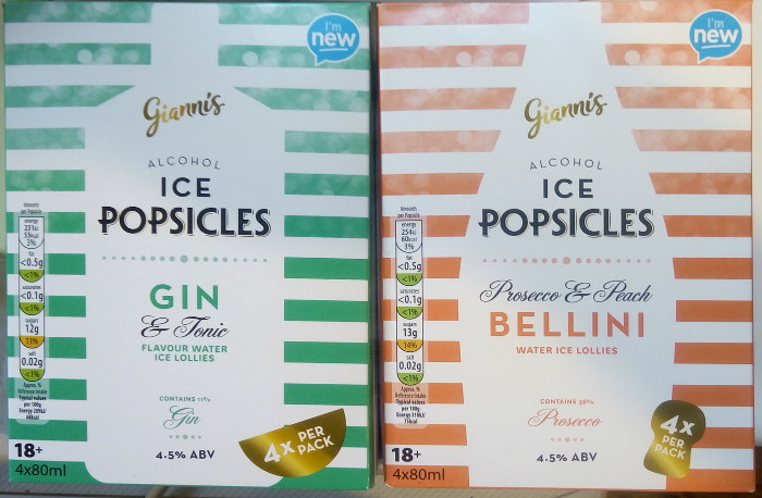 boozy ice pops