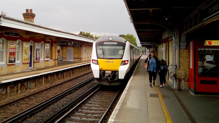 the offending train pulling out of Shortlands
                  station