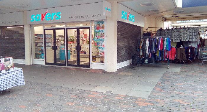 strangely quiet around
                        Savers who are just about to open up their brand
                        new store