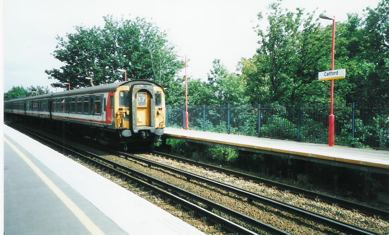 slam door train
                        through Catford station circa 1998