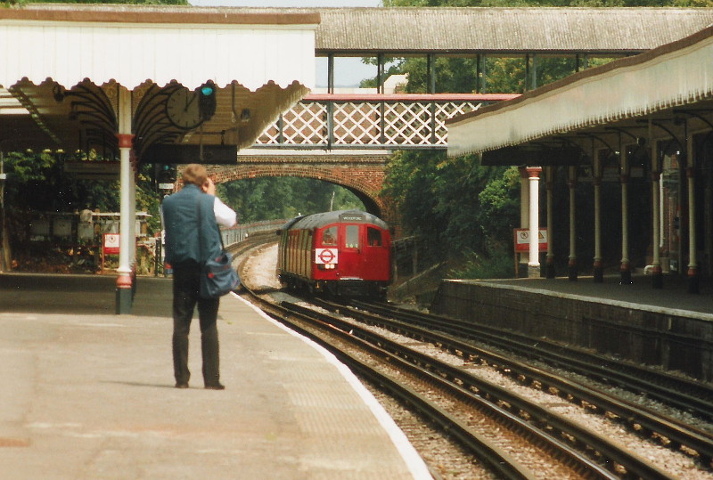 Cravens Heritage train
                      at Buckhurst Hill