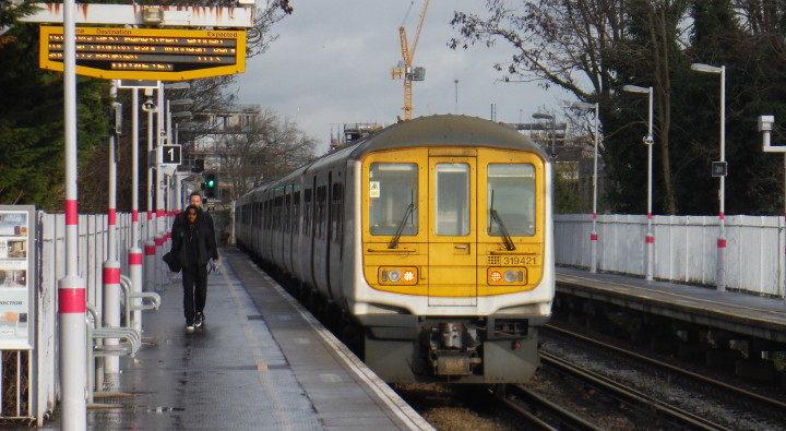 class 319 train
                            seen at Catford station