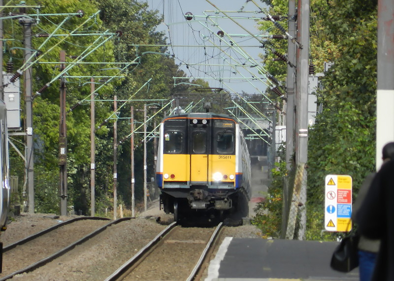 approaching Silver
                          Street station