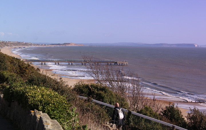 Boscombe
          Pier from the top of the Toft Zig Zag