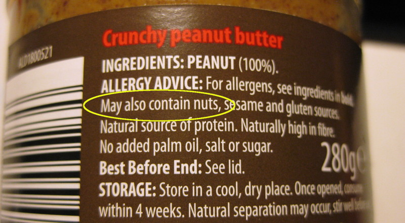 who knew peanut
                          butter contained nuts ?????