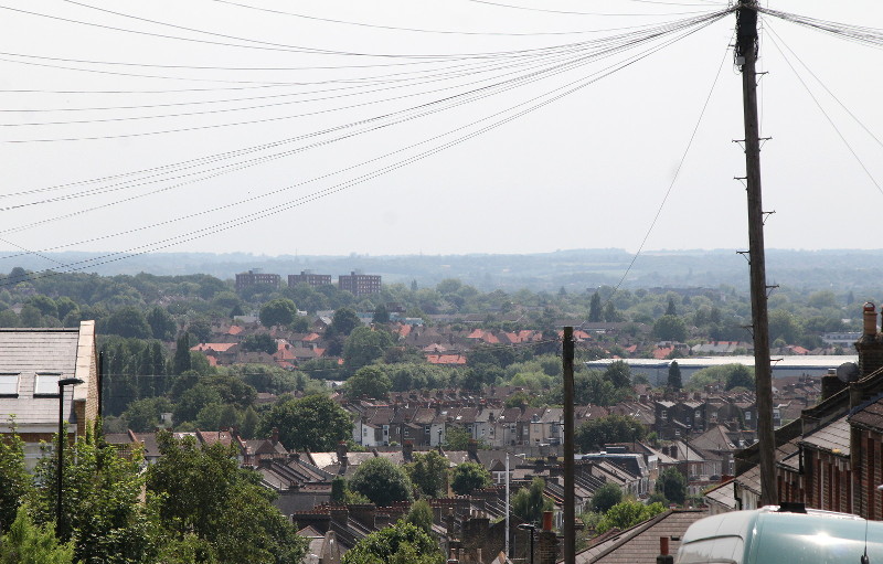 view looking approx south