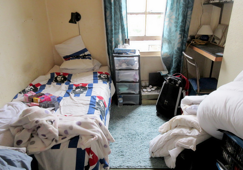 spare room with
                        Patricia's stuff in it