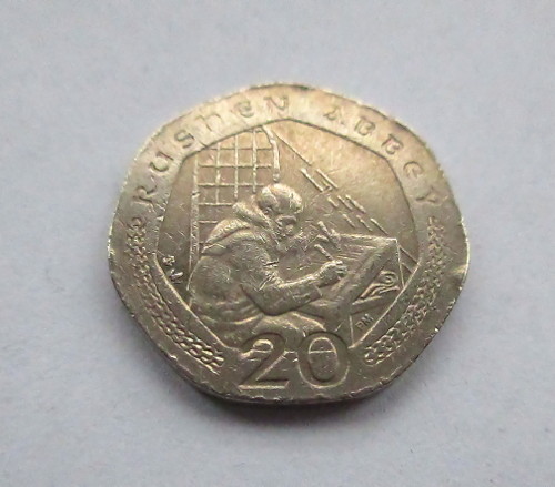 20p coin from Isle Of
                        Man