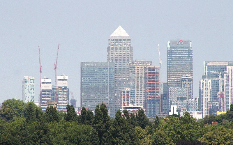 one of the views from the top of the
                        park