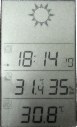 it was hot in my bedroom !