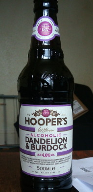 alcoholic dandelion and burdock