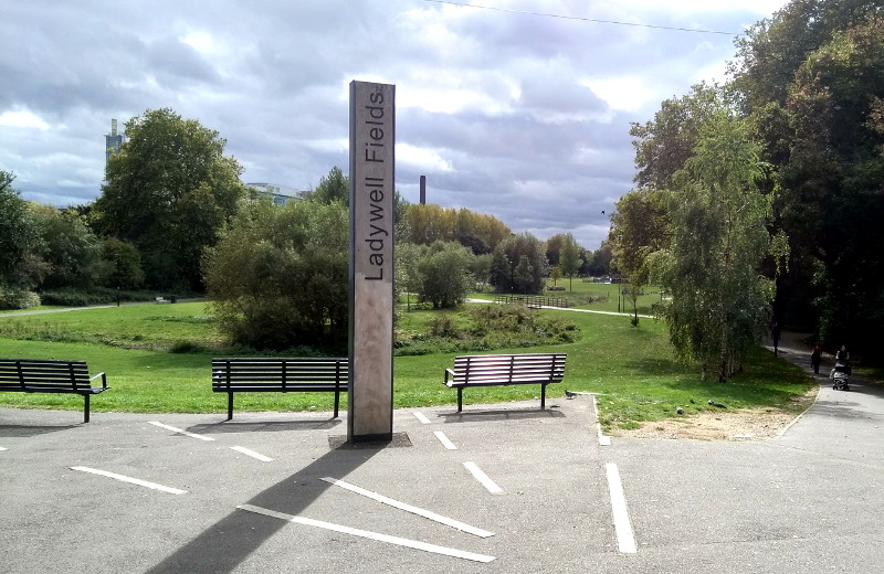 Ladywell Fields -
                        north entrance