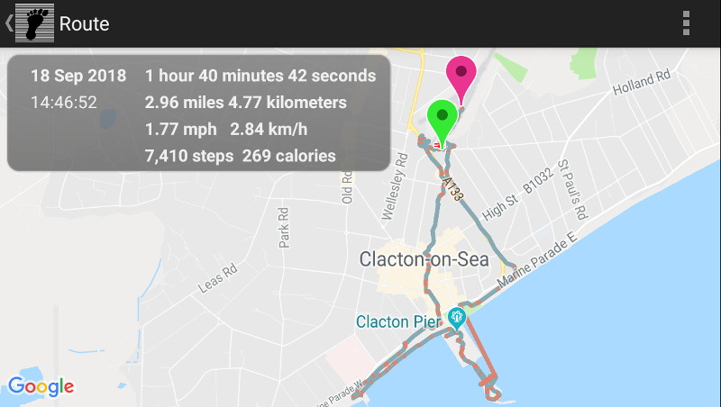 My walk around
                        Clacton