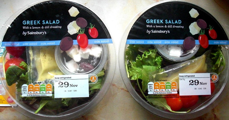 Sainsbury's Greek
                        salads