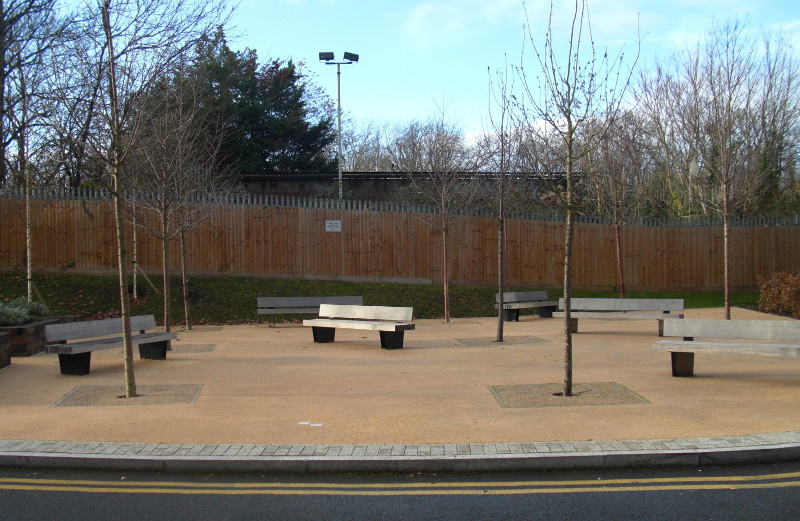 seating area in
                              the new estate