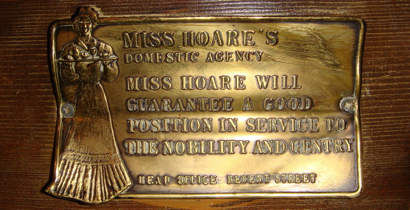 another brass plate in
                        the pub