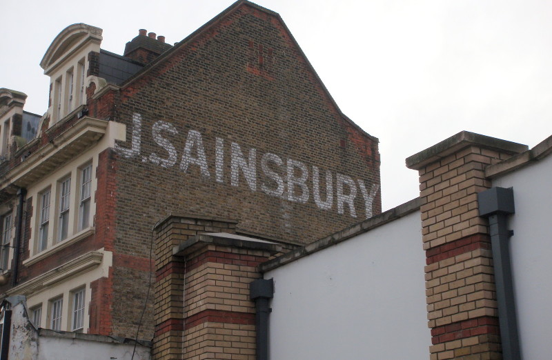 A reminder of a shop
                        that has long gone