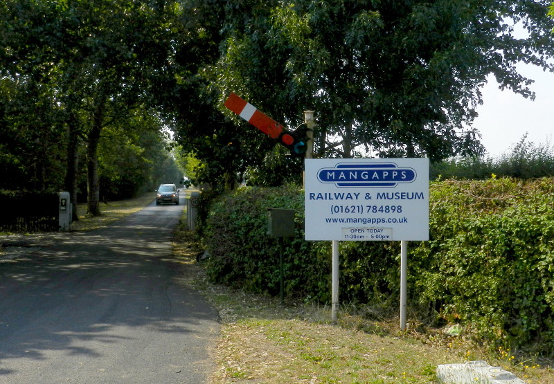 Entrance to Mangapps
                        railway museum