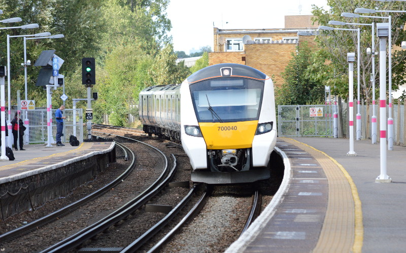 train arriving at
                        platform 2