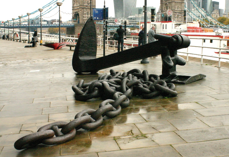 Anchor and chain