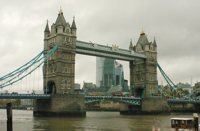 a closer look at Tower
                        Bridge