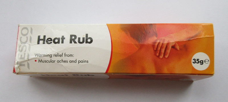 Tesco heat rub