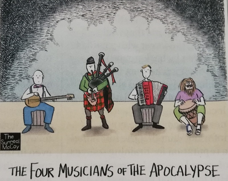 4 musicians of the
                        apocalypse