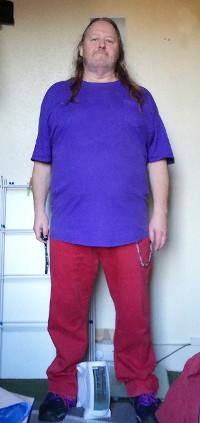 wearing my red jeans