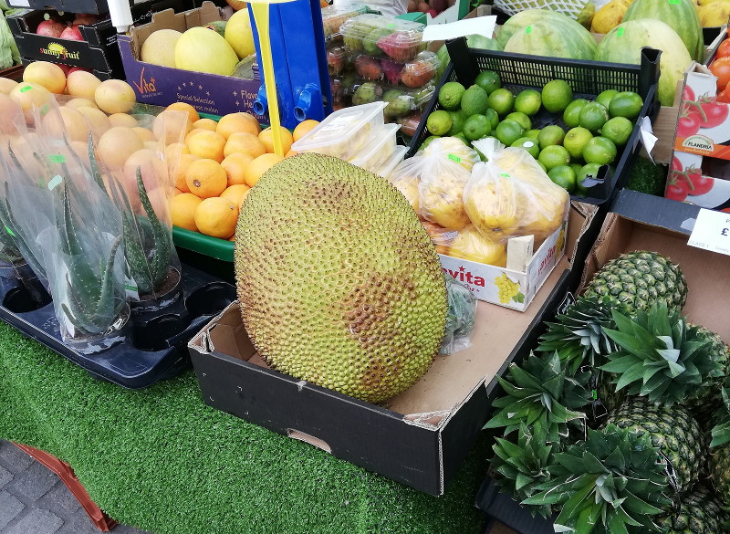 a huge unidentified
                          fruit