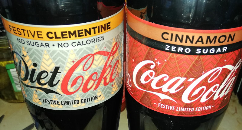 clementine and cinnamon
                      flavoured Coke