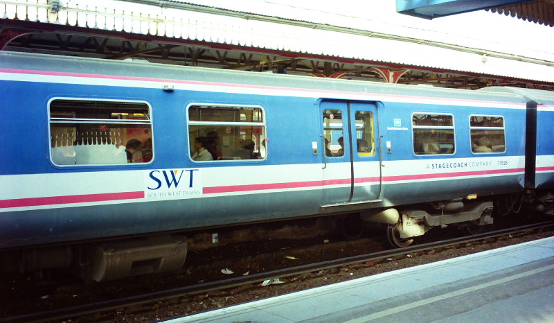 early South West Trains
                      livery