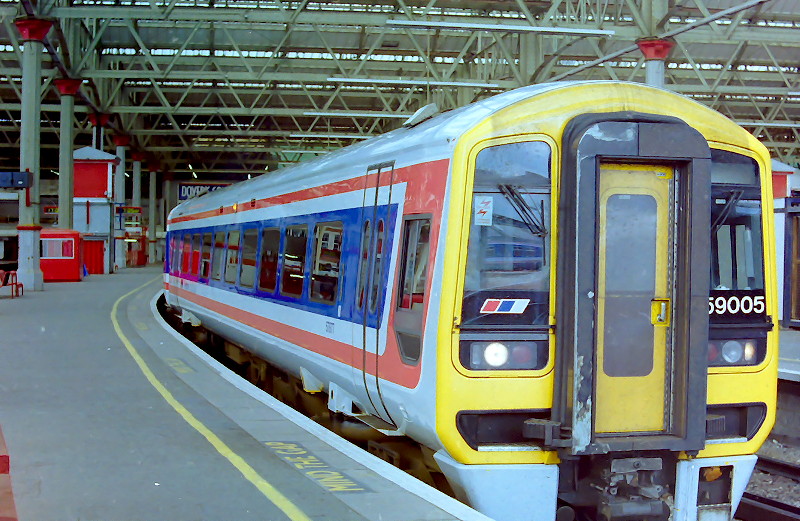 class 159 demu at
                      Waterloo